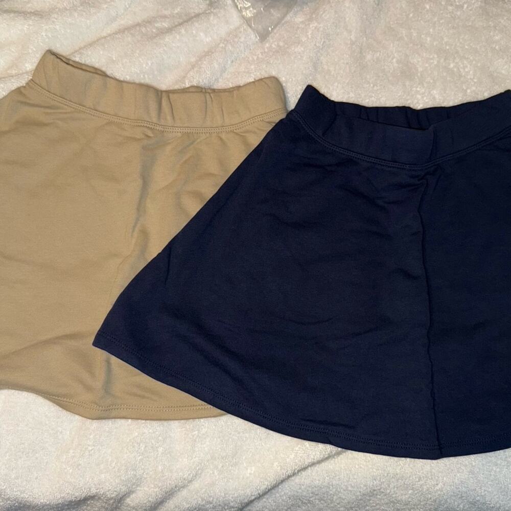 Girls French terry skorts - 7/8